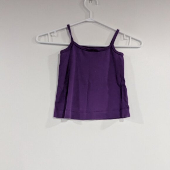 *3/$10* Petit Bateau Lettuce Hem Ruffle Tank Purple Pink Size 5 - Picture 3 of 3